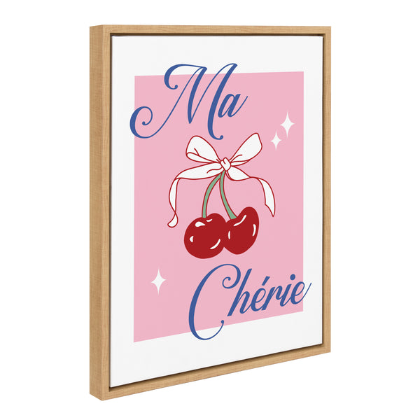 Kate & Laurel Sylvie Ma Cherie Framed Canvas By Alli Standefer