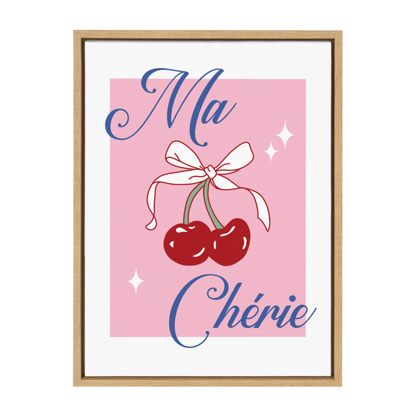 Kate & Laurel Sylvie Ma Cherie Framed Canvas By Alli Standefer