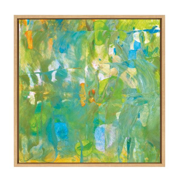 kate & laurel Sylvie Mango Framed Canvas by Mentoring Positives