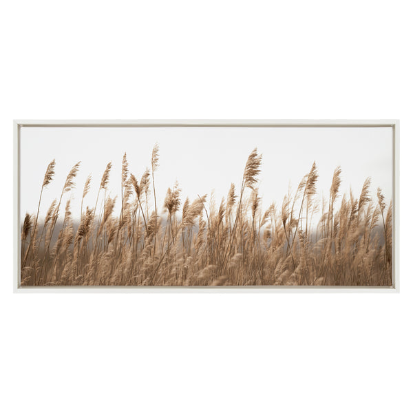 Kate & Laurel Sylvie Marsh Grass No 14 Framed Canvas By Crystal Lynn Collins