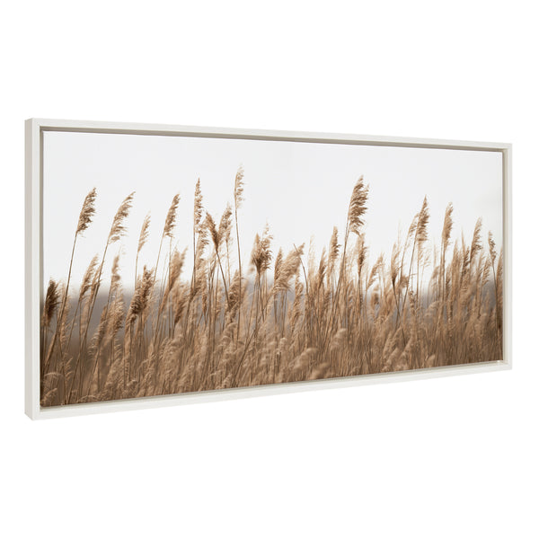 kate & laurel Sylvie Marsh Grass No 14 Framed Canvas by Crystal Lynn Collins