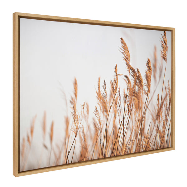 Kate & Laurel Sylvie Marsh Grass No 4 Framed Canvas By Crystal Lynn Collins