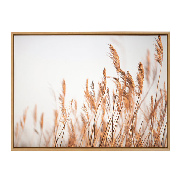 Kate & Laurel Sylvie Marsh Grass No 4 Framed Canvas By Crystal Lynn Collins