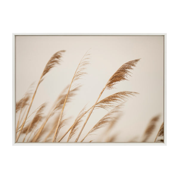 Kate & Laurel Sylvie Marsh Grass No 8 Framed Canvas By Crystal Lynn Collins