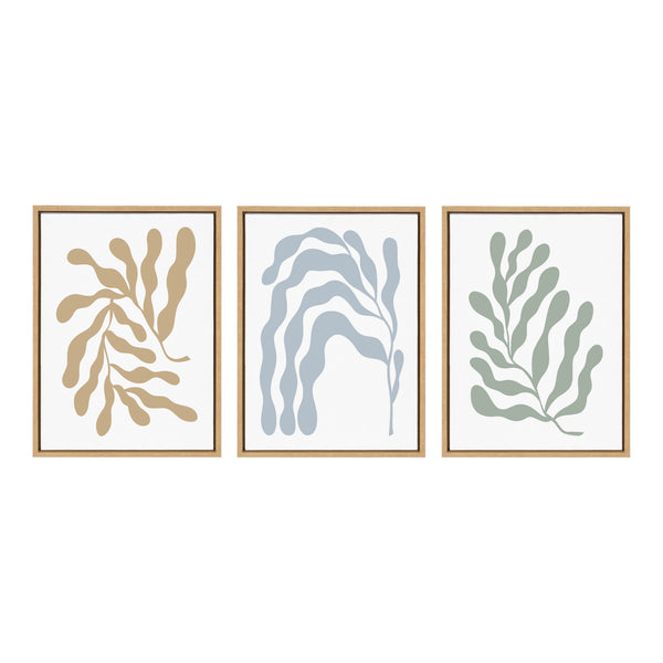 Kate & Laurel Sylvie Matisse Inspired Abstract Botanicals Framed Canvas By The Creative Bunch Studio