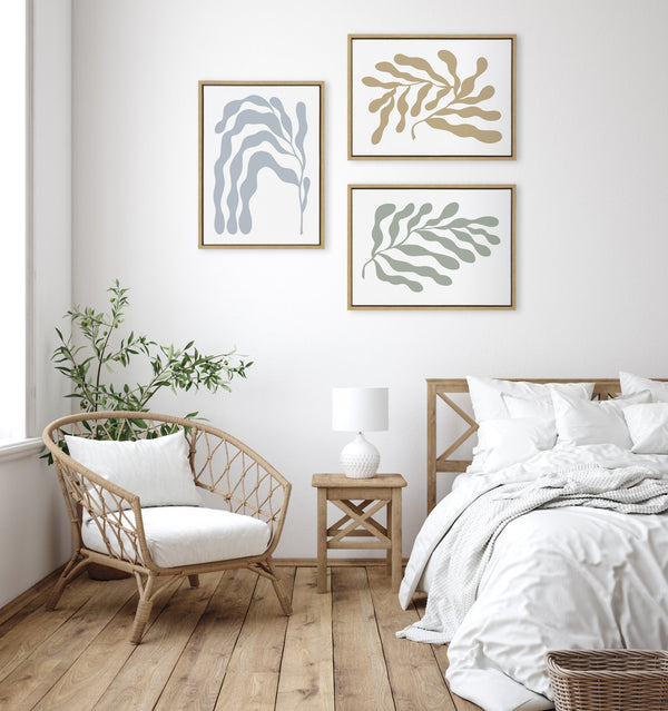 Kate & Laurel Sylvie Matisse Inspired Abstract Botanicals Framed Canvas By The Creative Bunch Studio