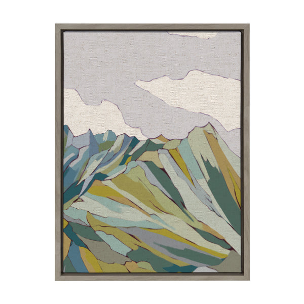 Kate & Laurel Sylvie Matterhorn Framed Canvas By Nikita Jariwala