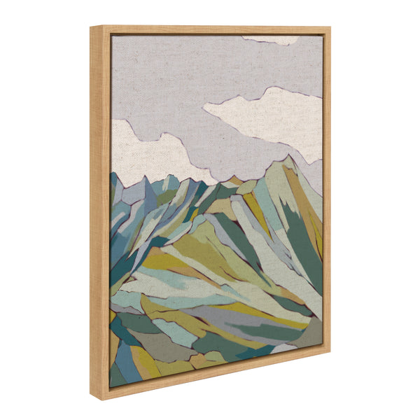 kate & laurel Sylvie Matterhorn Framed Canvas by Nikita Jariwala