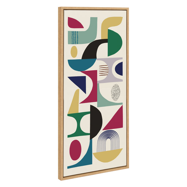 Kate & Laurel Sylvie MCM Pattern 02 Framed Canvas By Rachel Lee Of My Dream Wall