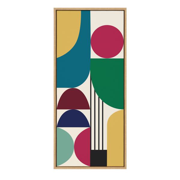 Kate & Laurel Sylvie MCM Pattern 13 Framed Canvas By Rachel Lee Of My Dream Wall