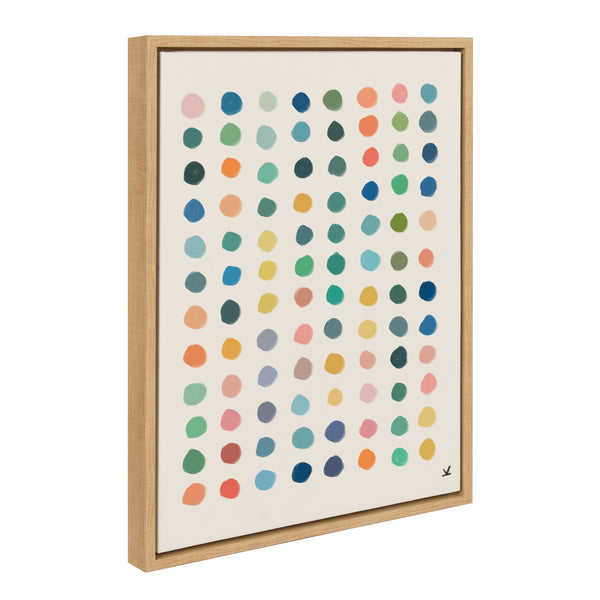 Kate & Laurel Sylvie Meditation 3 Framed Canvas By Kelly Knaga