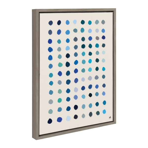 Kate & Laurel Sylvie Meditation 5 Framed Canvas By Kelly Knaga