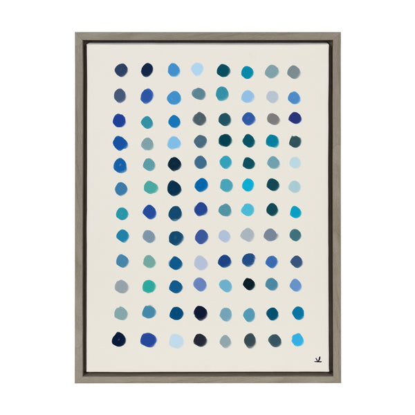 kate & laurel Sylvie Meditation 5 Framed Canvas by Kelly Knaga