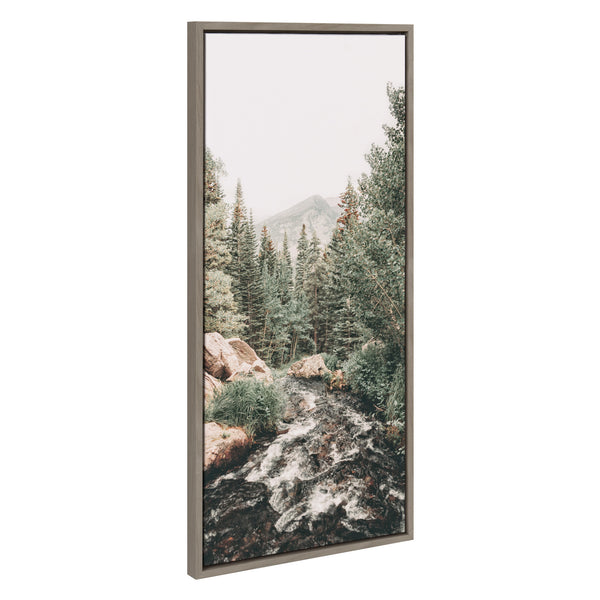 Kate & Laurel Sylvie Meet Me Here Framed Canvas By Alicia Abla