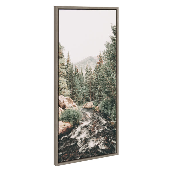 kate & laurel Sylvie Meet Me Here Framed Canvas by Alicia Abla