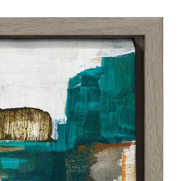 Kate & Laurel Sylvie Meteora Framed Canvas By Leah Nadeau