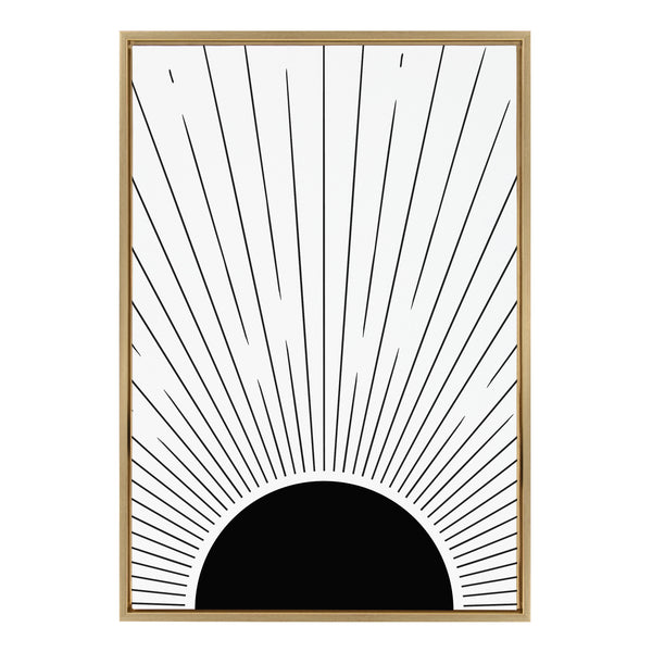 kate & laurel Sylvie Mid 3 Framed Canvas by Jake Goossen