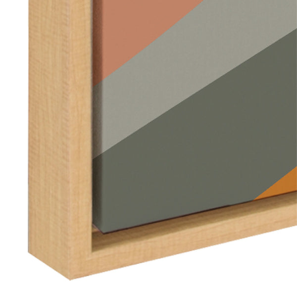 Kate & Laurel Sylvie Mid Century Modern Mountains Framed Canvas By Rachel Lee Of My Dream Wall