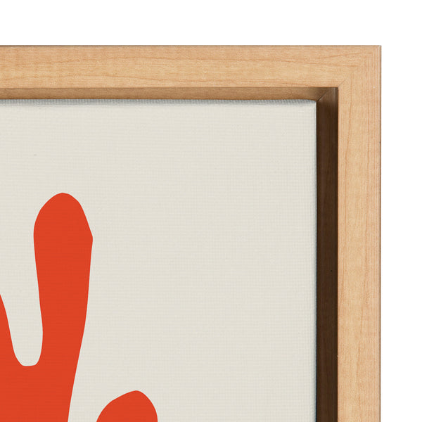 Kate & Laurel Sylvie Mid Century Modern Pug Framed Canvas By Rachel Lee Of My Dream Wall