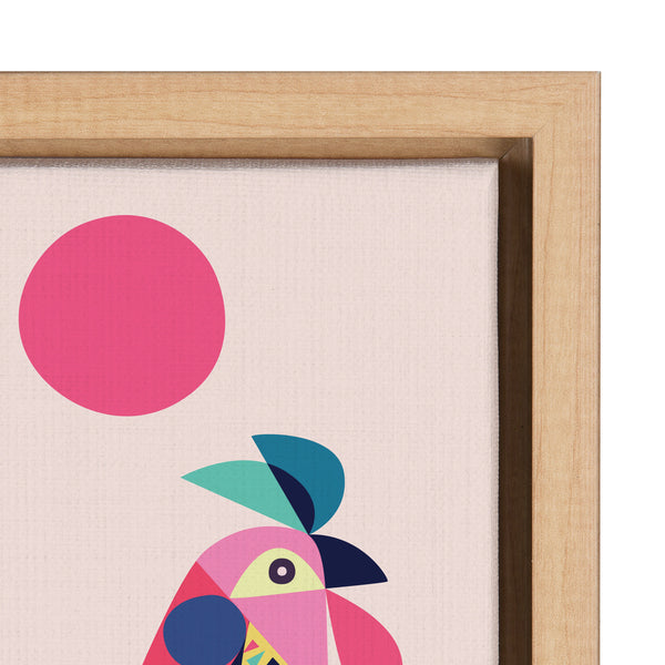 Kate & Laurel Sylvie Mid Century Modern Wyandotte Framed Canvas By Rachel Lee Of My Dream Wall