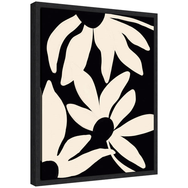 kate & laurel Sylvie Minimal Blooms Framed Canvas by Alicia Bock