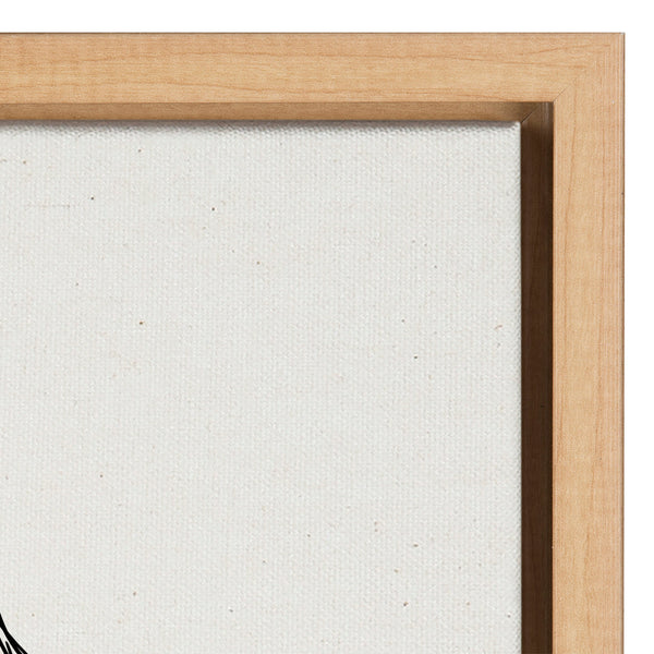 Kate & Laurel Sylvie Minimalist Evergreen Trees Sketch Framed Canvas Art Set By The Creative Bunch Studio