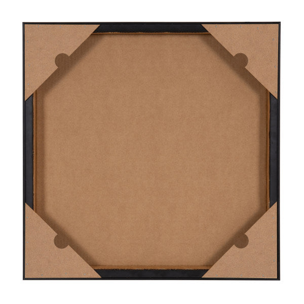 Kate & Laurel Sylvie Minimalist Floral Vase On Yellow Table Framed Canvas By Teju Reval