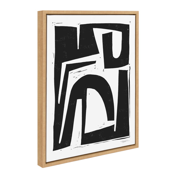 Kate & Laurel Sylvie Modern Abstract Framed Canvas Set