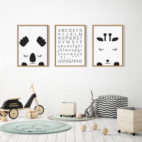 Kate & Laurel Sylvie Modern Baby Koala Framed Canvas By Rachel Lee Of My Dream Wall