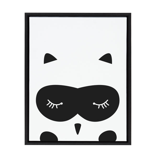 Kate & Laurel Sylvie Modern Baby Owl Framed Canvas By Rachel Lee Of My Dream Wall