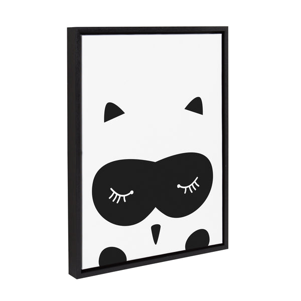 Kate & Laurel Sylvie Modern Baby Owl Framed Canvas By Rachel Lee Of My Dream Wall