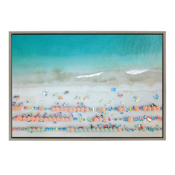 kate & laurel Sylvie Monterosso 6 Framed Canvas by Rachel Bolgov