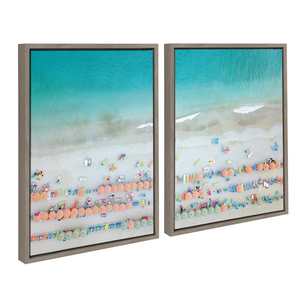 Kate & Laurel Sylvie Monterosso 6 Framed Canvas Set By Rachel Bolgov
