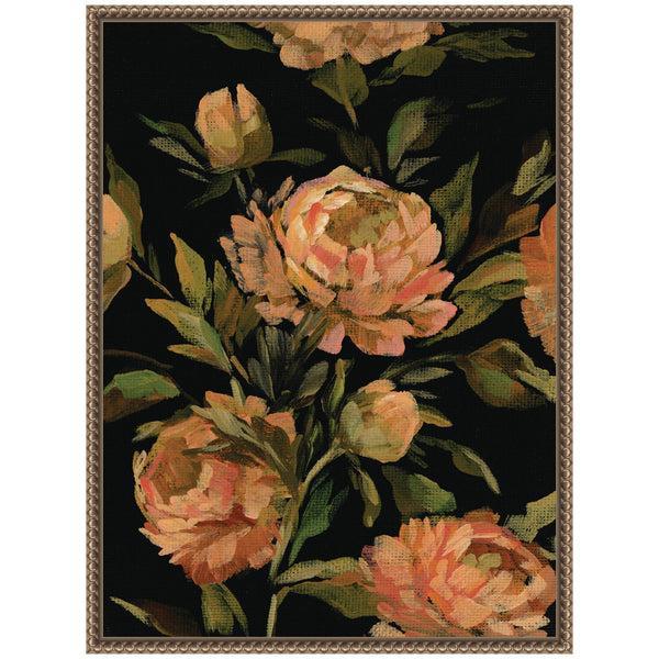 Kate & Laurel Sylvie Moody Floral 3 Framed Canvas By Annie Quigley