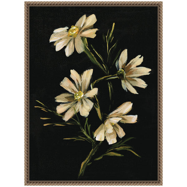 Kate & Laurel Sylvie Moody Floral 4 Framed Canvas By Annie Quigley