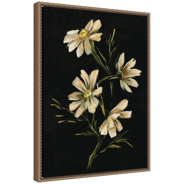 kate & laurel Sylvie Moody Floral 4 Framed Canvas by Annie Quigley