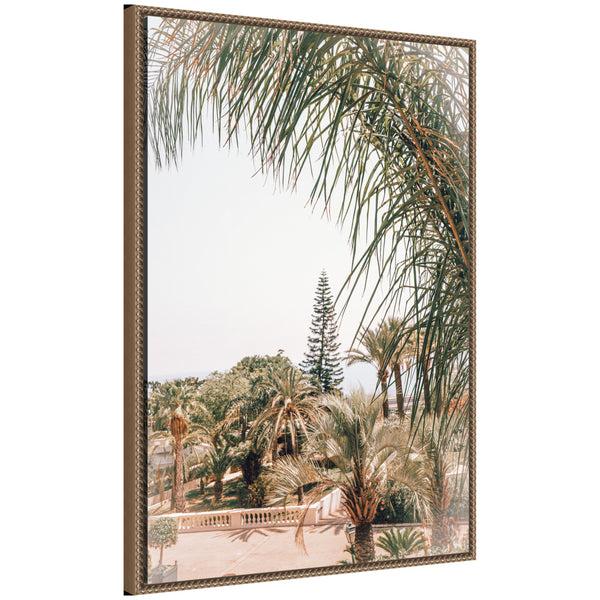 Kate & Laurel Sylvie Morning Walk To The Sea Framed Canvas By Alicia Abla