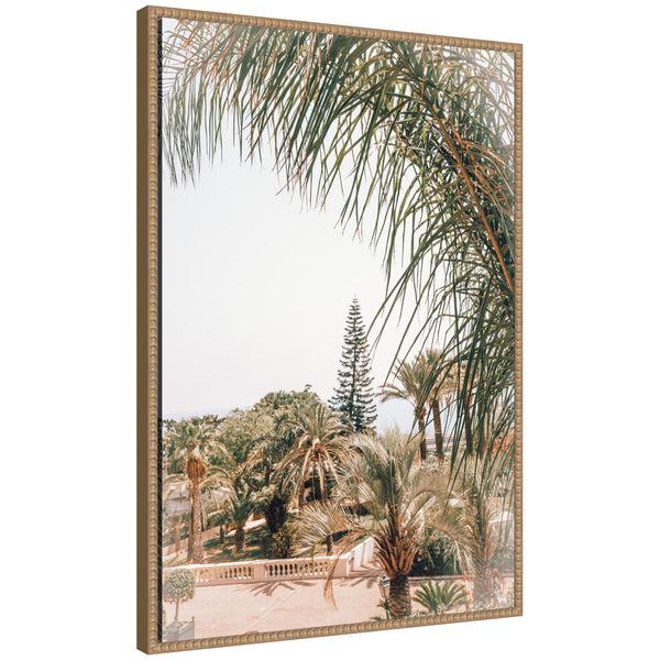 kate & laurel Sylvie Morning Walk to the Sea Framed Canvas by Alicia Abla