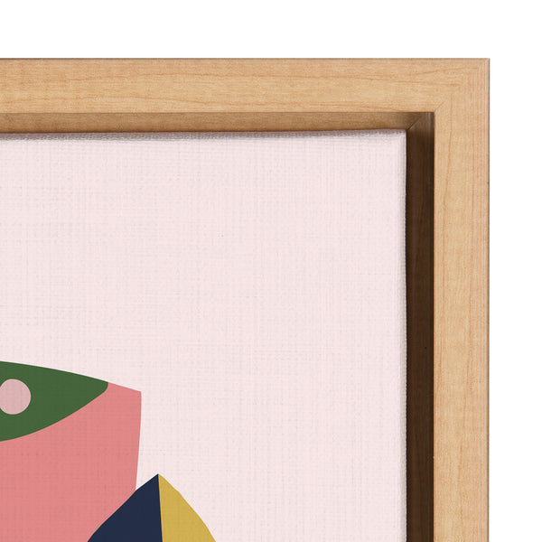 Kate & Laurel Sylvie Myriam's Garden Framed Canvas By Myriam VanNeste