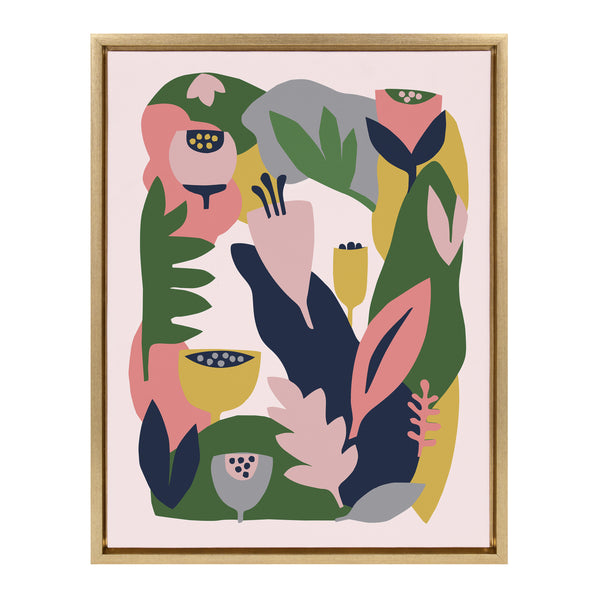 kate & laurel Sylvie Myriam's Garden Framed Canvas by Myriam VanNeste kate & laurel Sylvie Myriam's Garden Framed Canvas by Myriam VanNeste