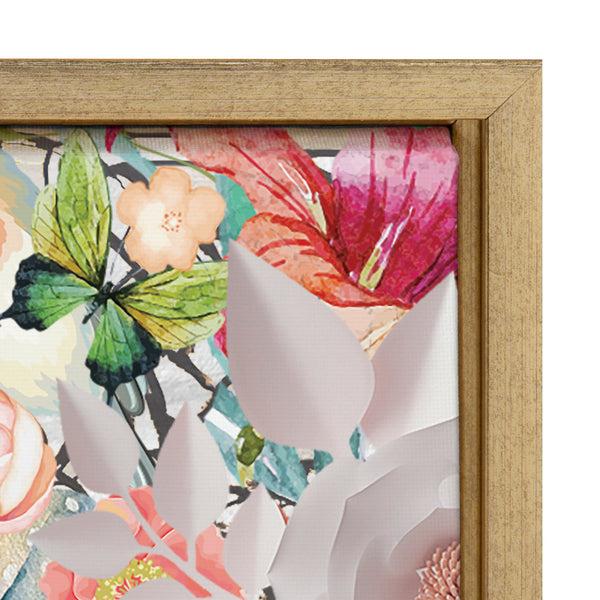 Kate & Laurel Sylvie Natural Woman Framed Canvas By Nikki Chu