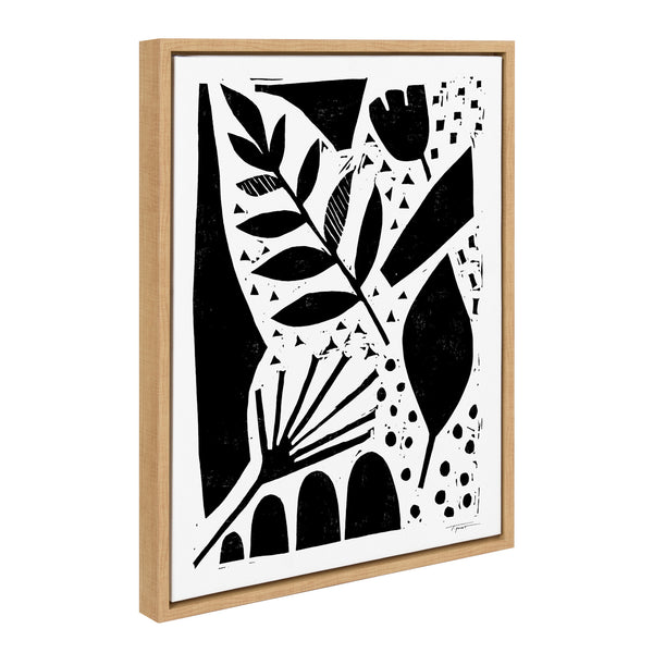 Kate & Laurel Sylvie Nature In The Abstract Framed Canvas By Statement Goods