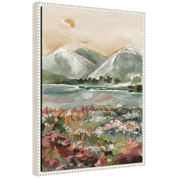 kate & laurel Sylvie Neutral Landscape 03 Framed Canvas by Annie Quigley