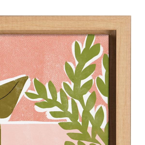 Kate & Laurel Sylvie Never Enough Plants Framed Canvas By Alja Horvat