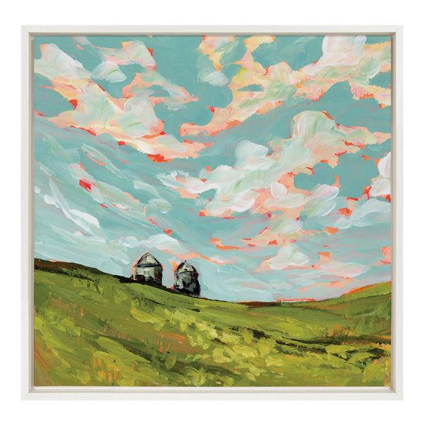 kate & laurel Sylvie North Dakota Framed Canvas by Emily Kenney