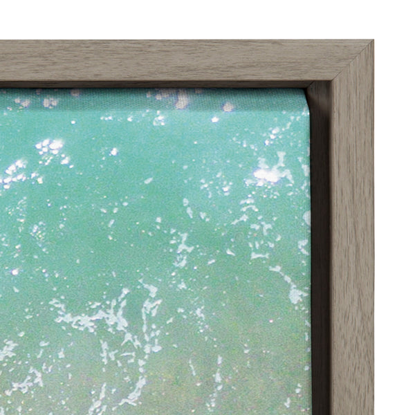 Kate & Laurel Sylvie Ocean Beach Fantasy Framed Canvas By The Creative Bunch Studio