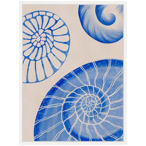 Kate & Laurel Sylvie Ocean Charms L Framed Canvas By Nikita Jariwala