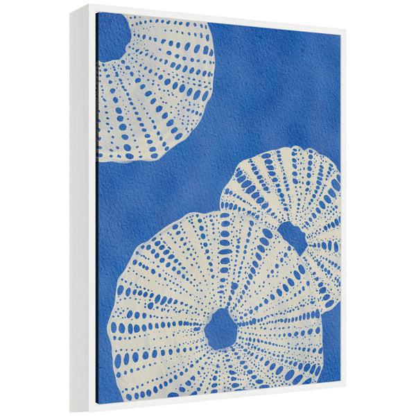 kate & laurel Sylvie Ocean Charms ll Framed Canvas by Nikita Jariwala