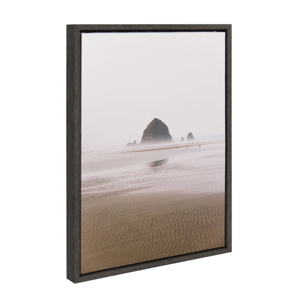 Kate & Laurel Sylvie Oregon Coast Framed Canvas By Patricia Rae