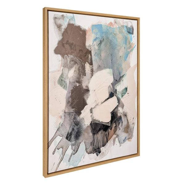 kate & laurel Sylvie Painted Flow I Framed Canvas by Amy Lighthall